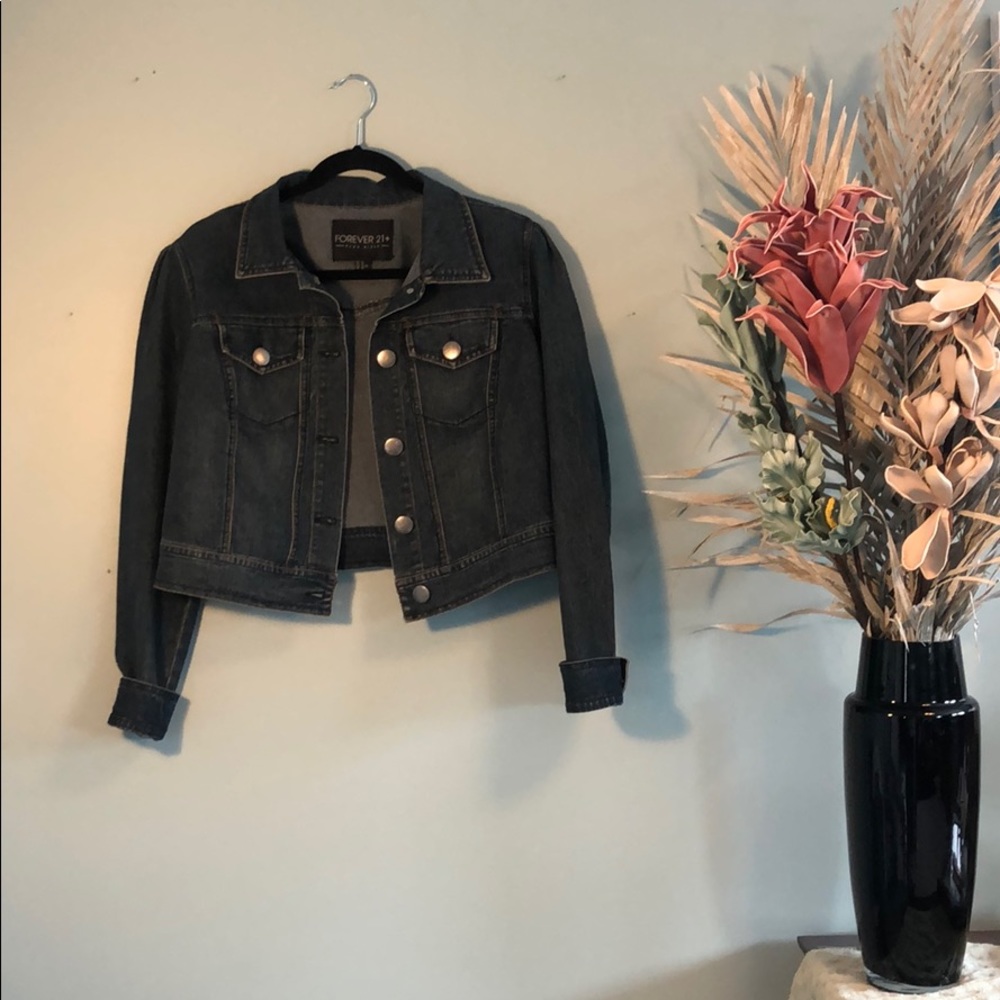 Forever 21 Denim Jacket Plus Sizes
